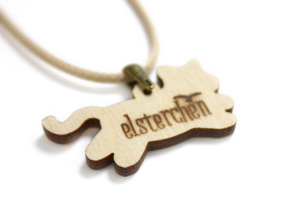 Kids Jewellery Necklace Wooden LEOPARD Etsy