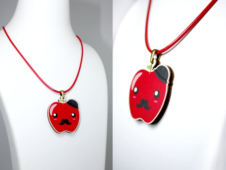 Kids Jewellery Necklace WOODEN ***SIR APPLE***