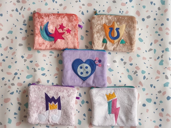 My Little Pony Friendship Is Magic Inspired Fluttershy Cutie Mark Coin Purse Pouch Bag.