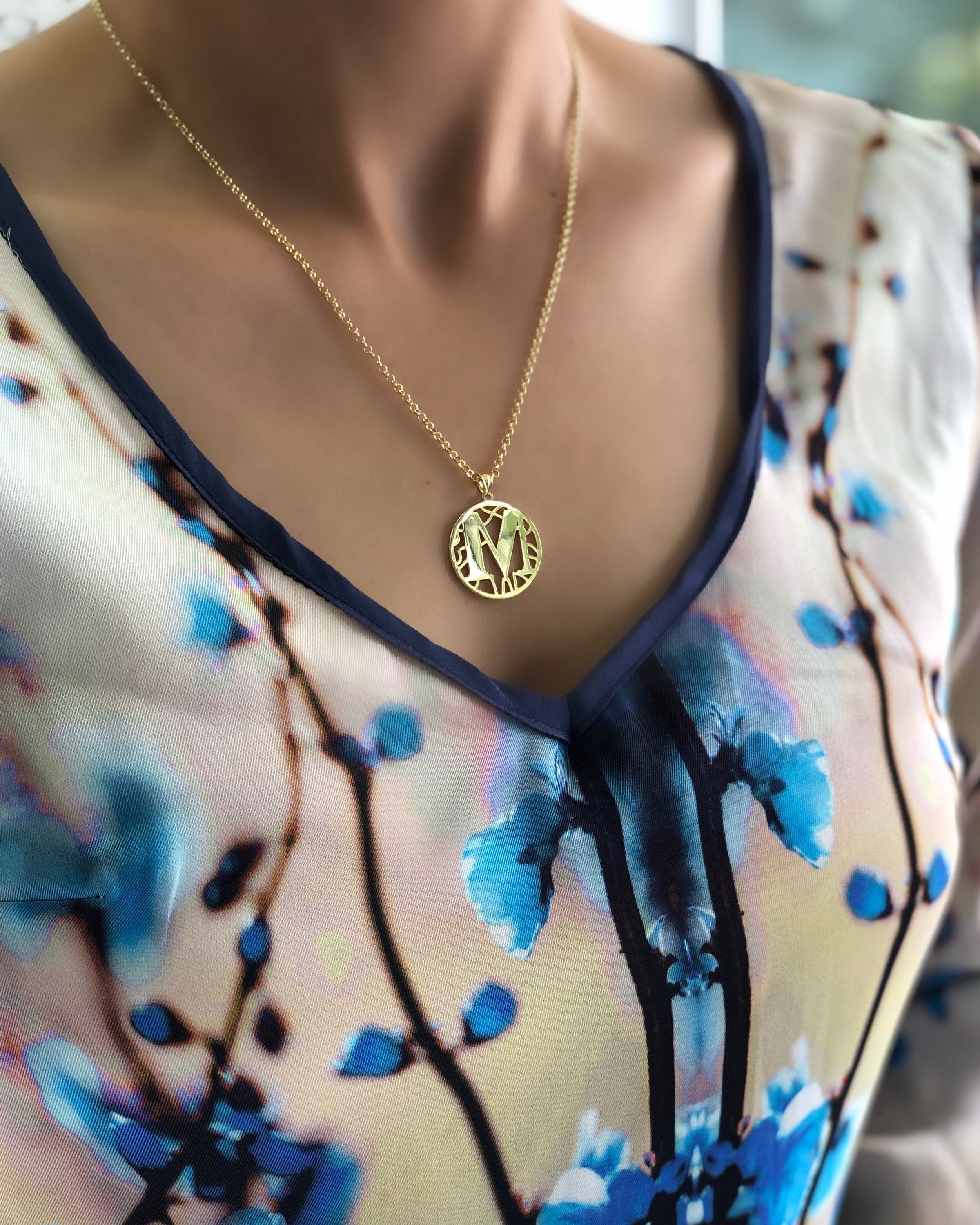 Roman Numerals NecklacePersonalized mother JewelryMonogram | Etsy