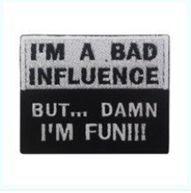 Funny Classic Saying Patch Motivational Phrases Biker Slogan Words Military Patches Emblem Appliqued Sticker Embroidered Badges For Clothing image 4