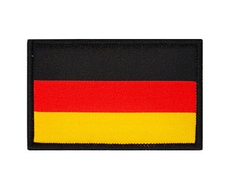 GERMANY PATCH FLAG PATCH WITH EAGLE 7x4.5cm embroidered thermal