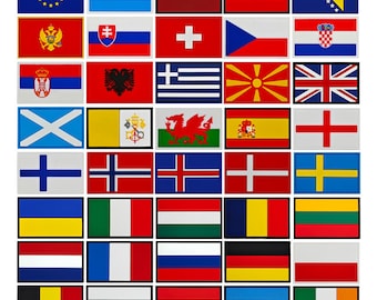 PVC Rubber Europe Country National Flag Patches UK Germany Italy Switzerland Germany Denmark Ireland Netherlands Belgium Sweden Flag Emblem