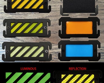 Molle Identify Safety Outdoor Mark Strip Warning Reflective Patch Luminous Glow In Dark Equipment Accessorry For Backpack