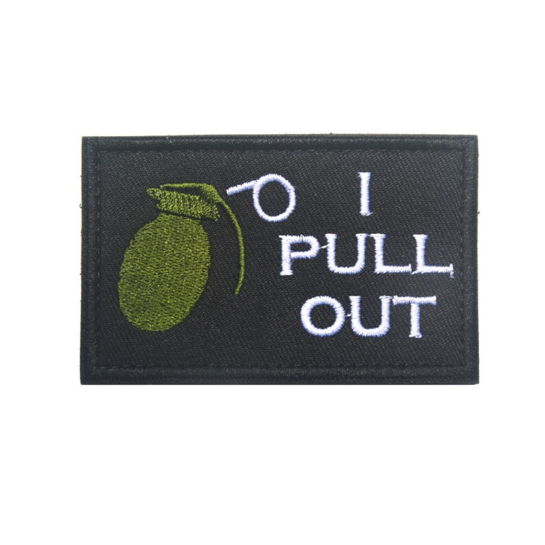 Funny Classic Saying Patch Motivational Phrases Biker Slogan Words Military Patches Emblem Appliqued Sticker Embroidered Badges For Clothing image 8