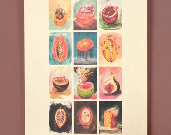 Fruit Birthday Calendar, Perpetual Wall Calendar