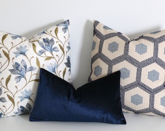 Hse | Etsy Honeycomb Pillow Cover 12x21 22x22