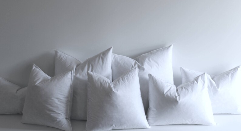 5 95 Down Pillows Pillow Inserts Pillow Forms Down Etsy