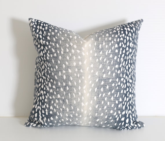 Navy Fawn Pillow Cover 40x40 Blue Animal Print Pillow Etsy Classy Etsy Pillow Covers 20x20 Navy Fawn Pillow Cover 40x40 Blue Animal Print Pillow Etsy Classy Etsy Pillow Covers 20x20