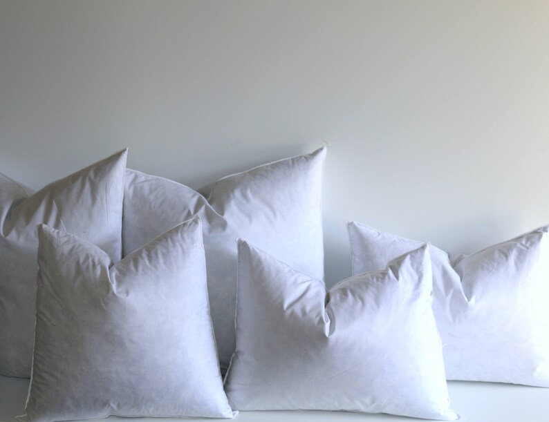 Down Pillow Inserts Soft Pillow Inserts Feather Pillow Etsy