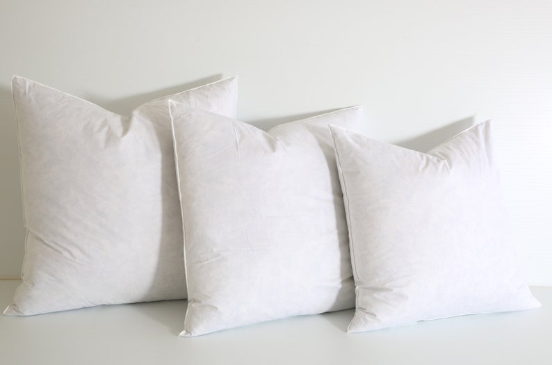 24x24 Plus More Sizes Down Pillow Inserts Soft Pillow Etsy