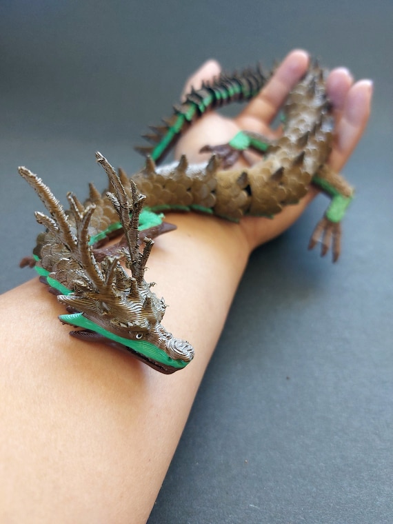 Lucky Dragon, Flexible Oriental Dragon, Mother's Day Gift, Toy 3D Printed Articulated Dragon-Relief Anti-Anxiety Dragon,  Birthday Dragons