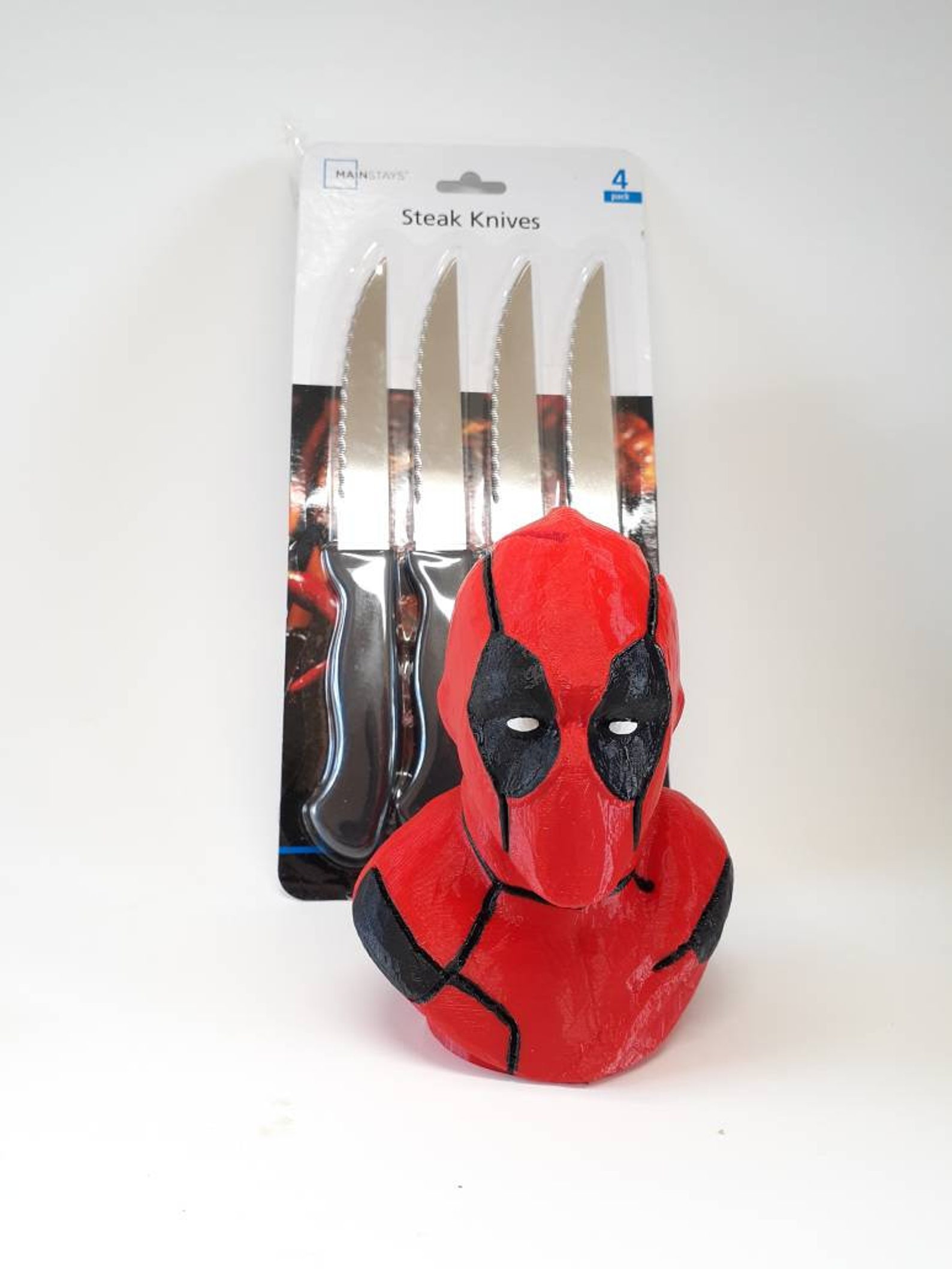 Deadpool Deadpool Knife Block Birthday Gift Marvel Gift Etsy UK
