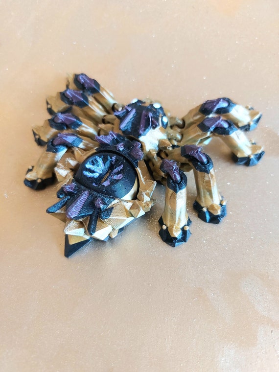 Realistic Spider Fidget Toy 3D Printed Articulated Spinner 