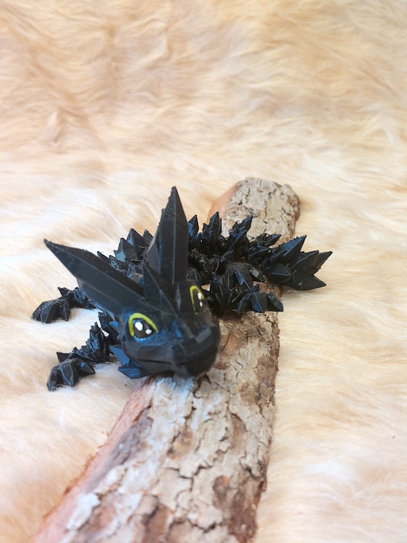 Baby Dragon Articulated Toy 3D Printed Stress and Anxiety Relief Kids & Adults Unique Birthday Gift, Fantasy Baby Dragon Mother's Day Gif