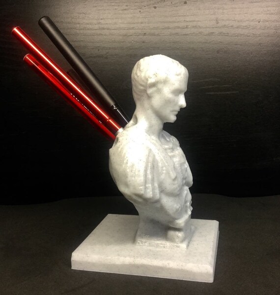 Julius, Easter Gift, Julius Caesar Pen Holder, office desk decor, pencil stand, Holder Desktop Organizer, Julius Mount, Mother's Day Gift