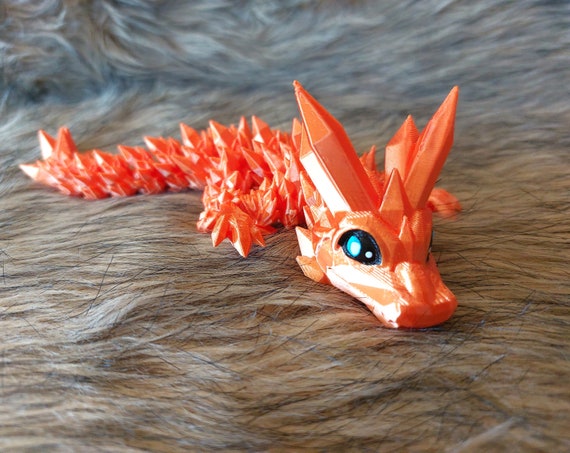 Baby Dragon to add to your costume, Baby Flexible Dragon Toy 3D Printed Articulated Dragon-Relief Stress-Anxiety Dragon, Mother's Day Gift