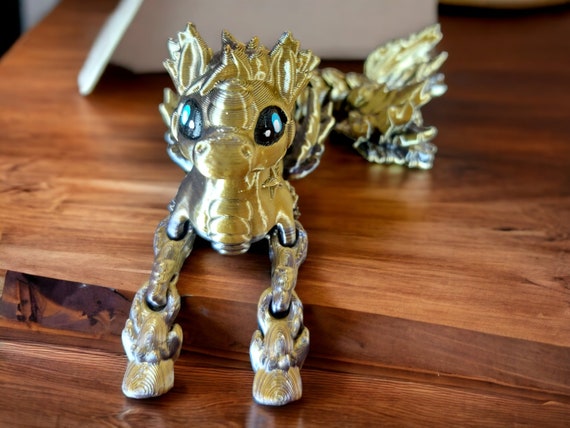 HIPPOCAMPUS SEAHORSE Flexible Toy 3D Printed Articulated-Relief Stress-Anxiety, Fantasy Sea Creature Kids & Adults Thanksgiving Gift