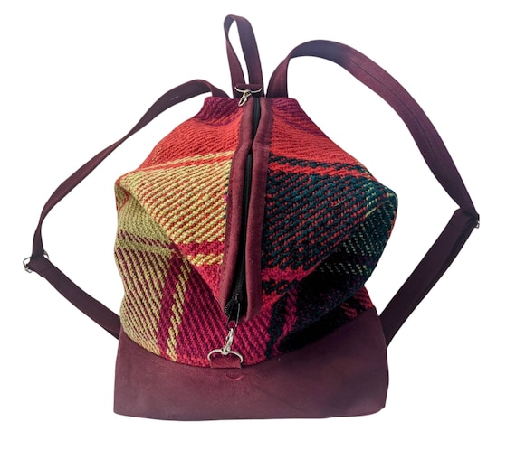 ANDEAN INKA Peruvian WOOL Backpack Sac Convertible Handbag  display picture 1