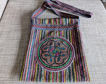 SHIPIBO AYAHUASCA  BAG medicine handbag with embroidered patch