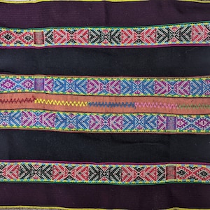 ANDEAN Qero CLOTH Inka inspired original handmade by loom Cuzco tribal geometric shamanic tapestry for Misha qepi
