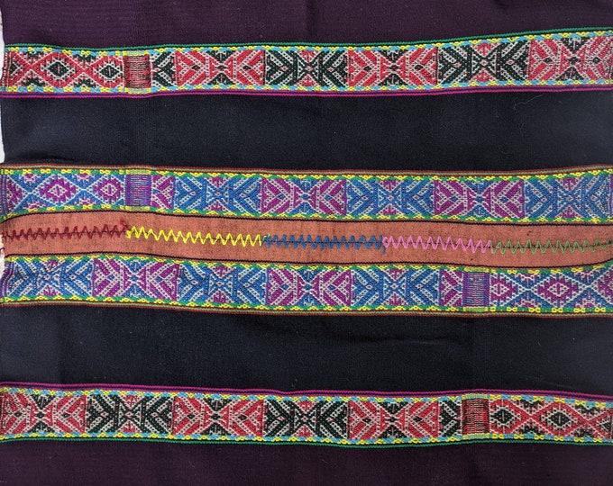 ANDEAN Qero CLOTH Inka inspired original handmade by loom Cuzco tribal geometric shamanic tapestry for Misha qepi