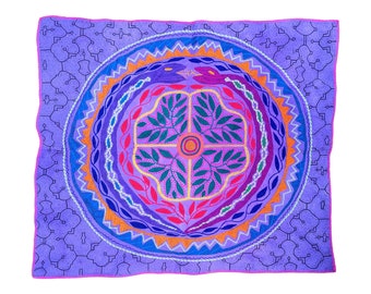 SHIPIBO ANACONDA non duality  large wall hanging art table cloth for sacred spiritual ceremony Ayahuasca 5meo dmt