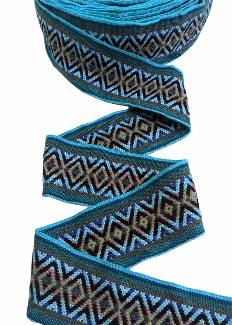 Andean Ribbons Handmade Andean Woven Wool Ribbon: Bohemian Inka Loom Trim - Etsy