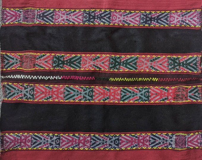 ANDEAN Qero CLOTH Inka inspired original handmade by loom Cuzco tribal geometric shamanic tapestry for Misha qepi