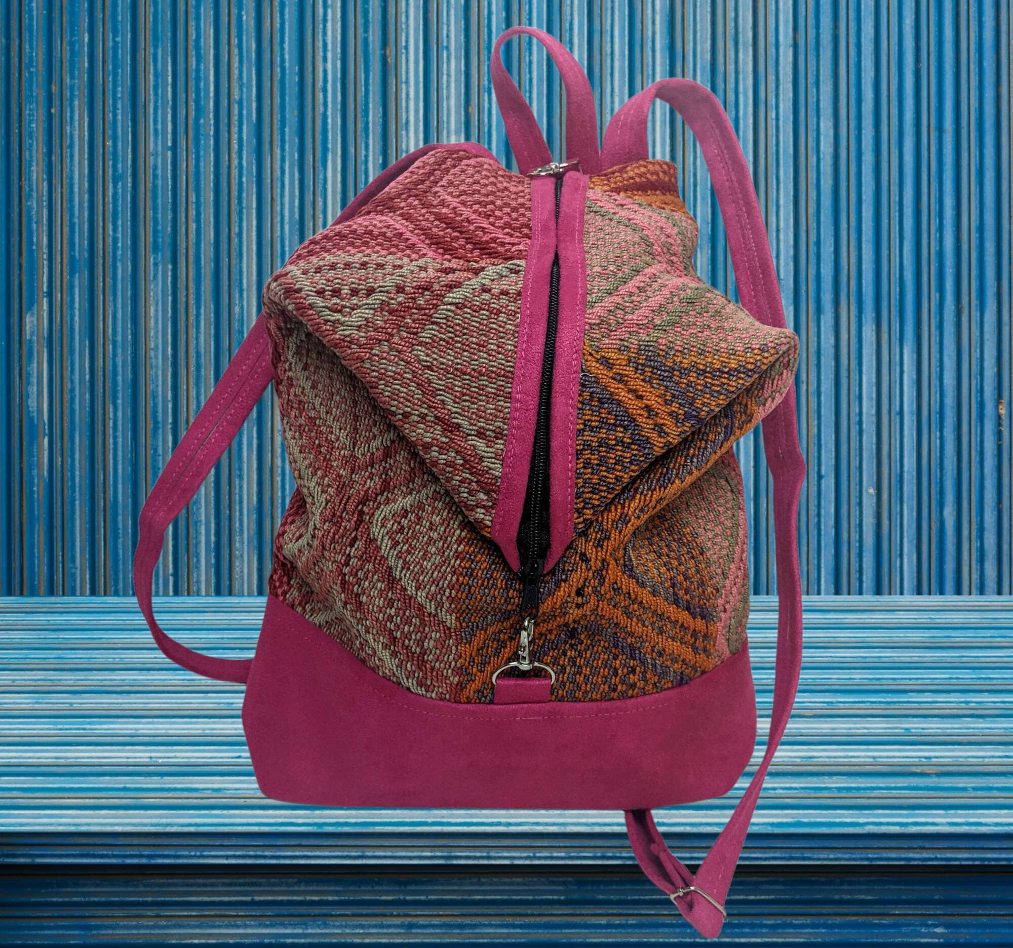Inkas World Wool Backpack Slate Patchwork Backpack – Inkkas main image 4