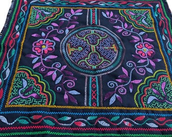 Large SHIPIBO  Kene design four elements, directions shamanic spiritual healing tool