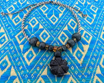 PEYOTE WACHUMA necklace made of Jade and natural resin
