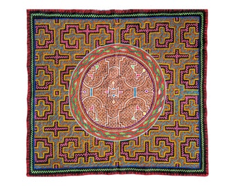 SHIPIBO MAYA KENE Ayahuasca vision  Ancestral Information milenial design from the Peruvian Amazon rainforest.