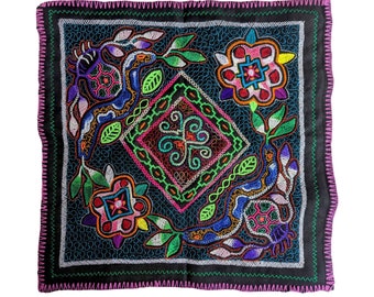 SHIPIBO CLOTH AYAHUASCA dimension handmade authentic tribal altar shrine tapestry