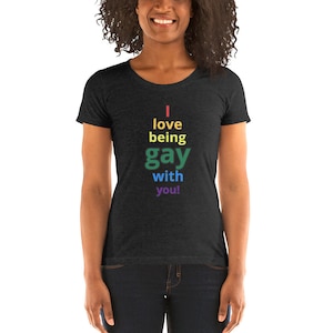 Gay with You! Babydoll t-shirt