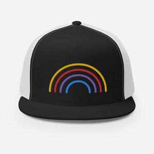 Mesh Rainbow Hat - LGBTQ hat - Gay Pride hat - Pride hat