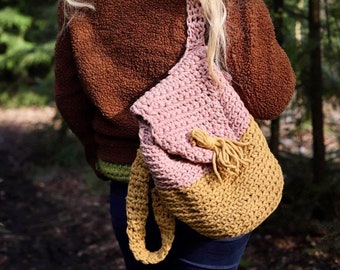 Crochet Backpack Pattern, Crochet bag pattern suitable for advanced beginners