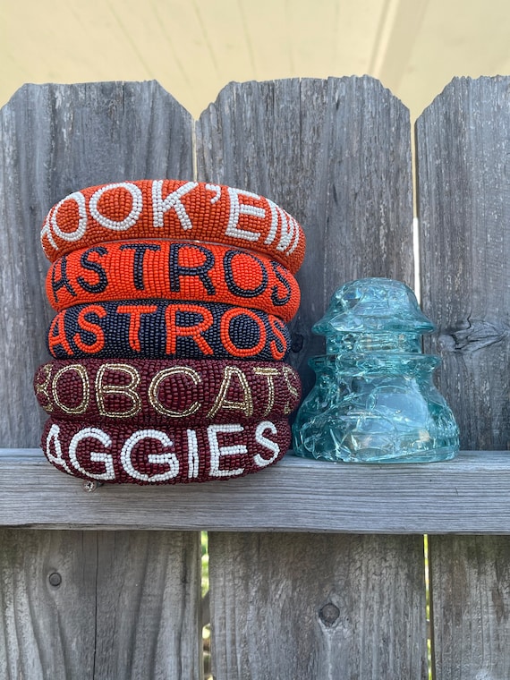 Handmade Beaded Mascot Team Colors Game Day Headband - Etsy display picture 1