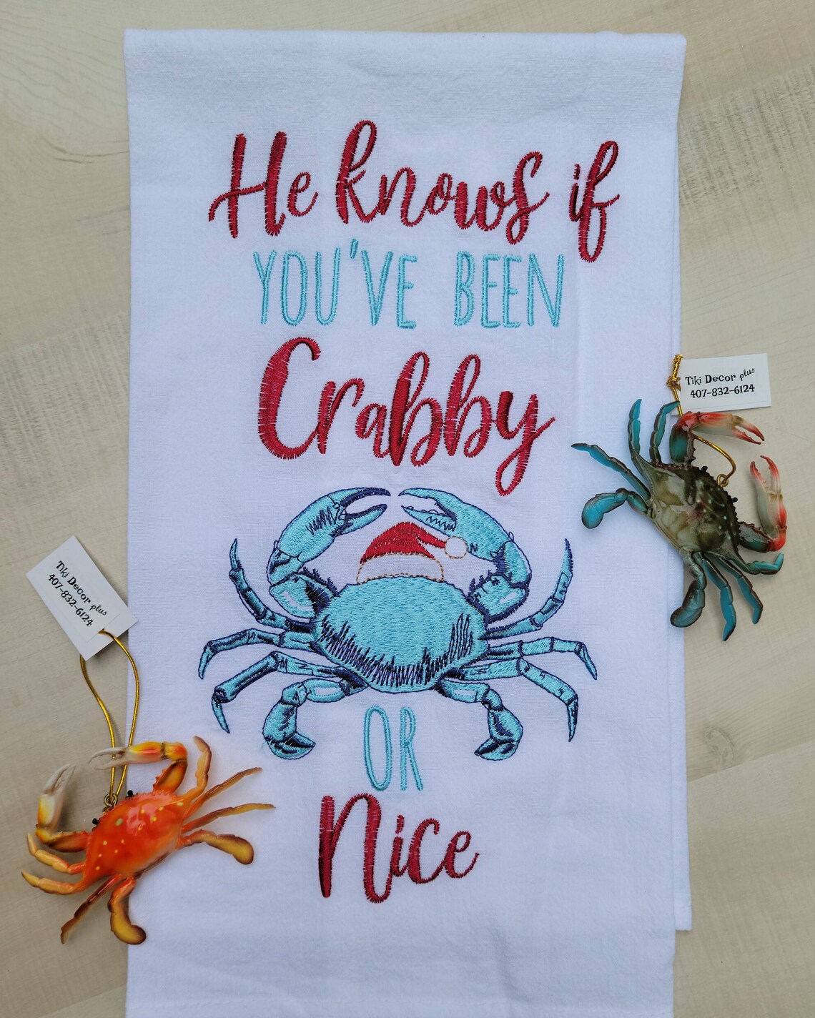 Blue Crab Red Crab Decor Refrigerator CHOICE of 2 3 Etsy