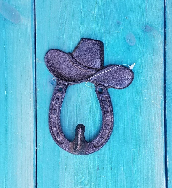 Crochet Mural Serviette Enfant Thème Western (cheval Cowboy) - Neuf
