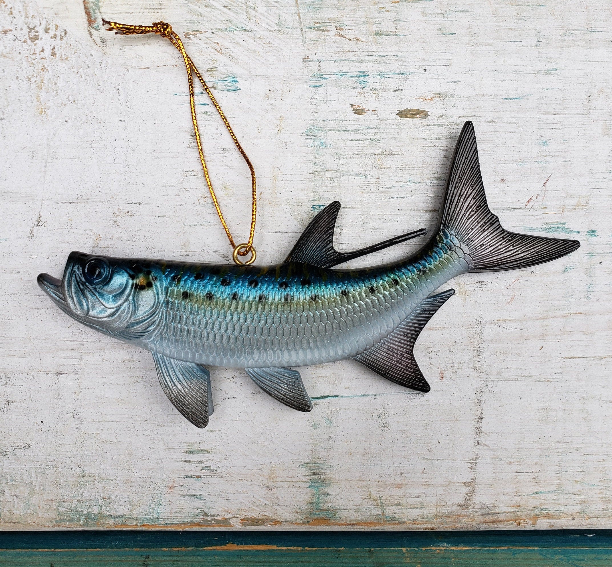 Tarpon  Holiday Ornament 5" x 2.25" Nautical decor **CHOICE of 1, 2 or 3**Christmas Ornament