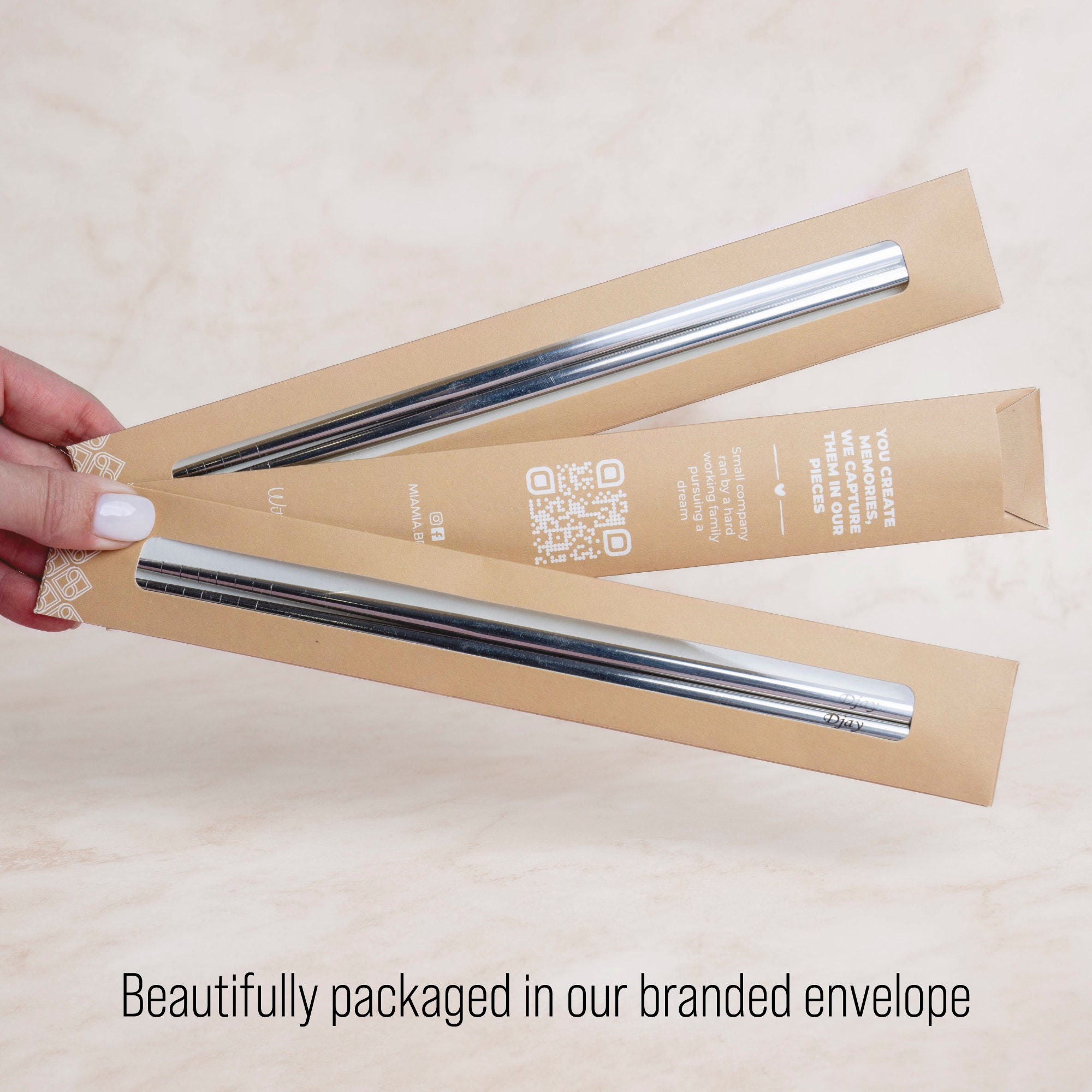 Bacchette In Acciaio Inox Riutilizzabili - Con Custodia Portatile E Design Fenice - Foto 9