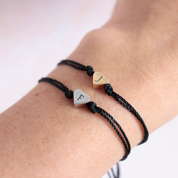 Initial cord best sale bracelet
