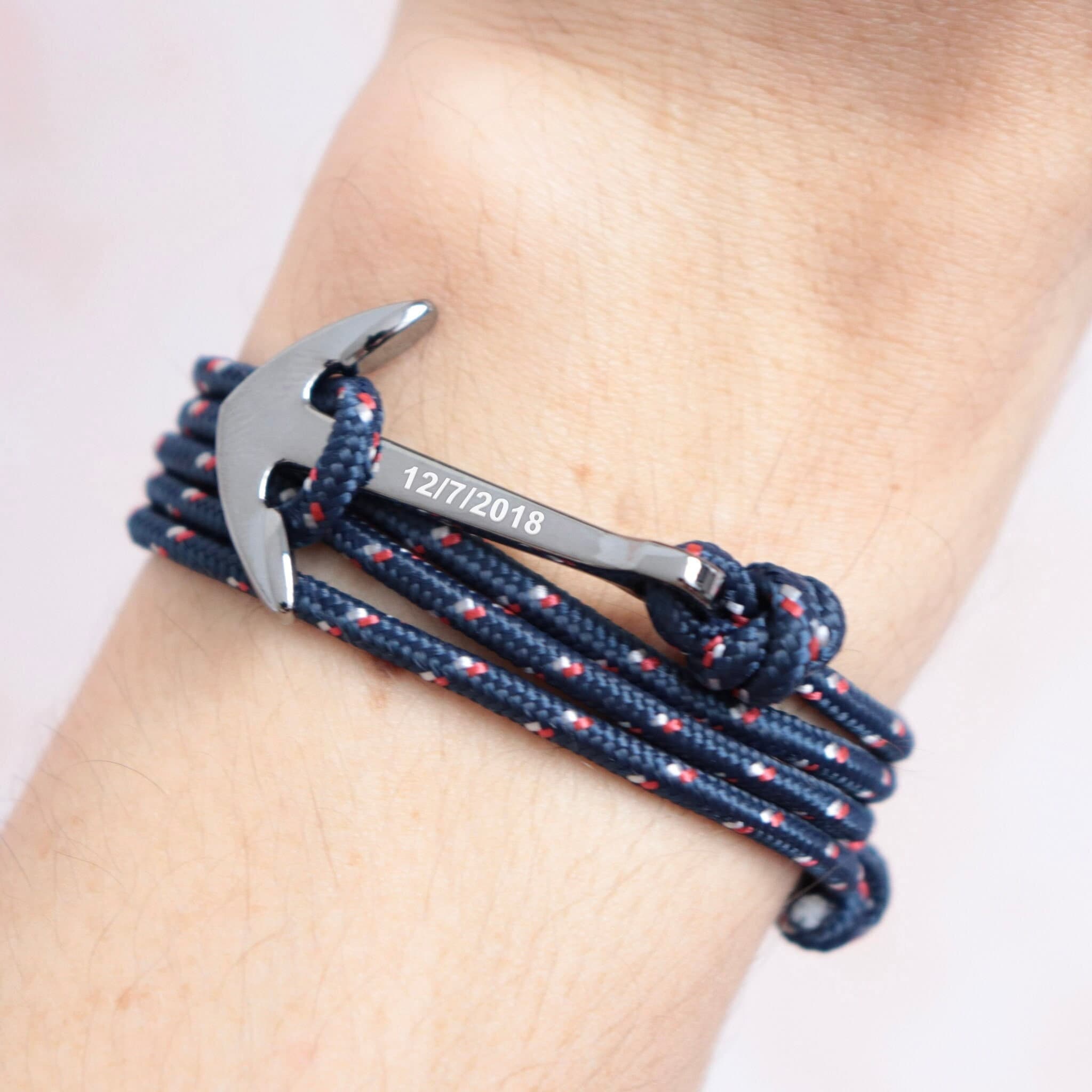 Anchor Bracelet - Multiple Colors | Paracord Planet