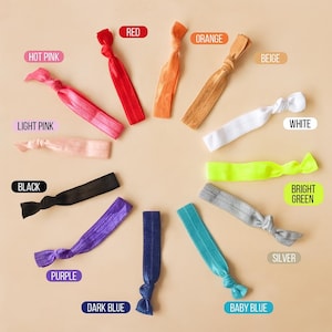 Elastic Bands For Medical Tags, Elastic Solid Color Hair Ties, Creaseless Elastic Hair Ties, Nylon Bands For Hair Ties Or For Bracelets