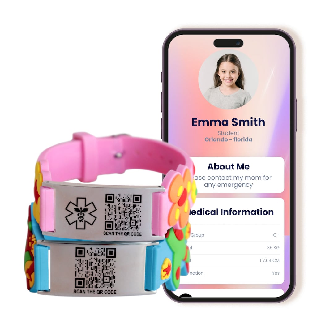 Smart wristband qr code hotsell