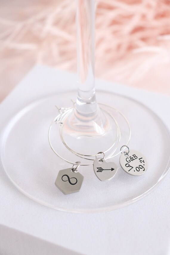 Wine Glass Tags,Wine Glass Drink Markers for Party ,Wine Glass Charms  Markers-Wine Markers for Wine Glasses 