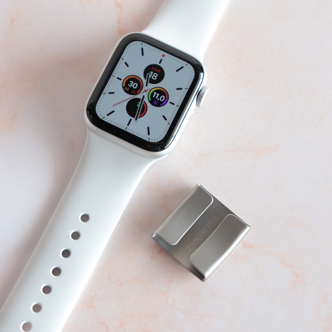 Alert ID Tag for watch band engraved apple watch safety Etsy