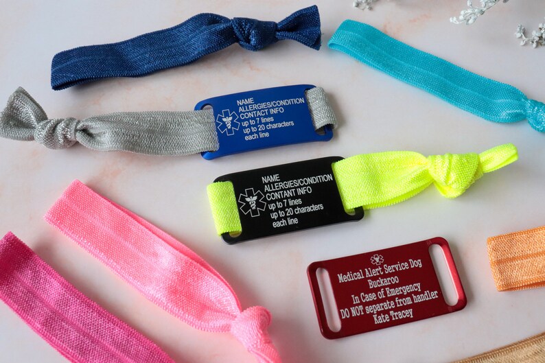 Running Sport Bracelets Medical Id Bracelet Tag Medical Etsy