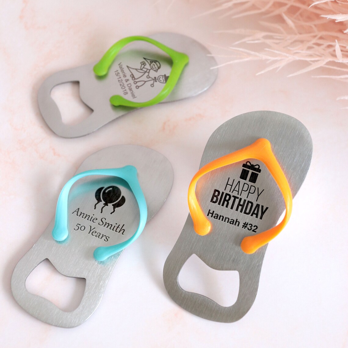 bottle cap opener flip flops